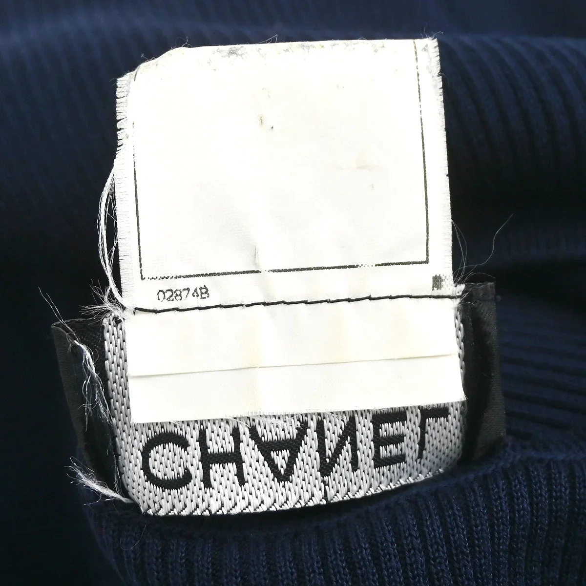 Chanel 1995 Cropped T-shirt Navy #40 - Image 8