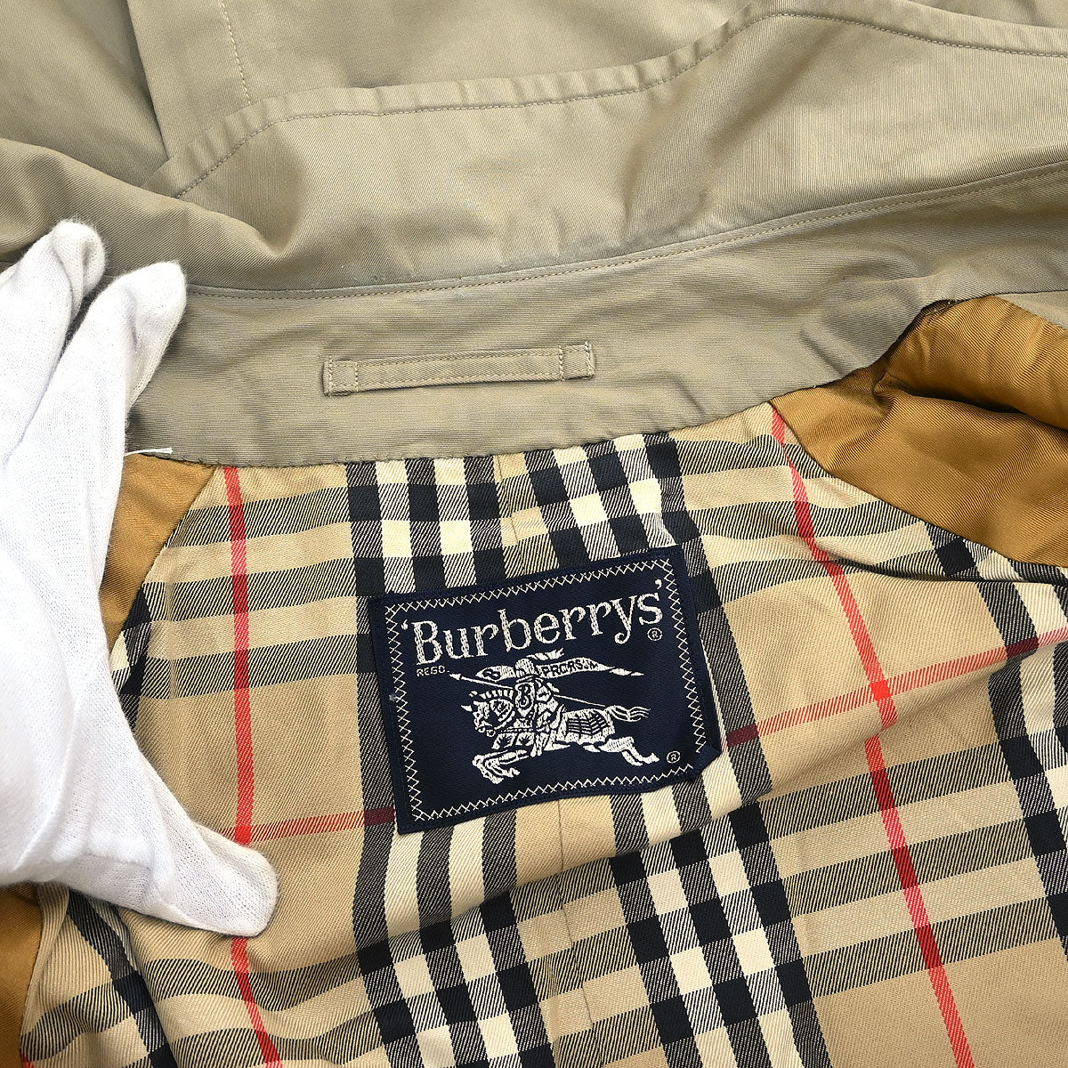 Burberrys Trench Coat Khaki - Image 11