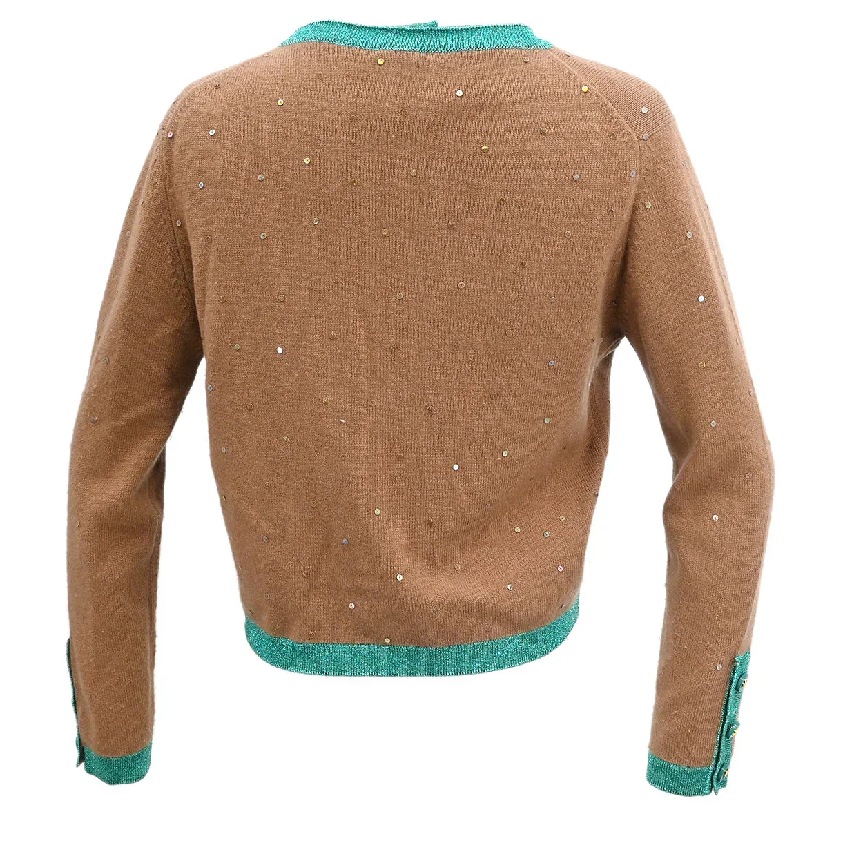 Chanel 1996 Set Cardigan Top Brown #44 - Image 2