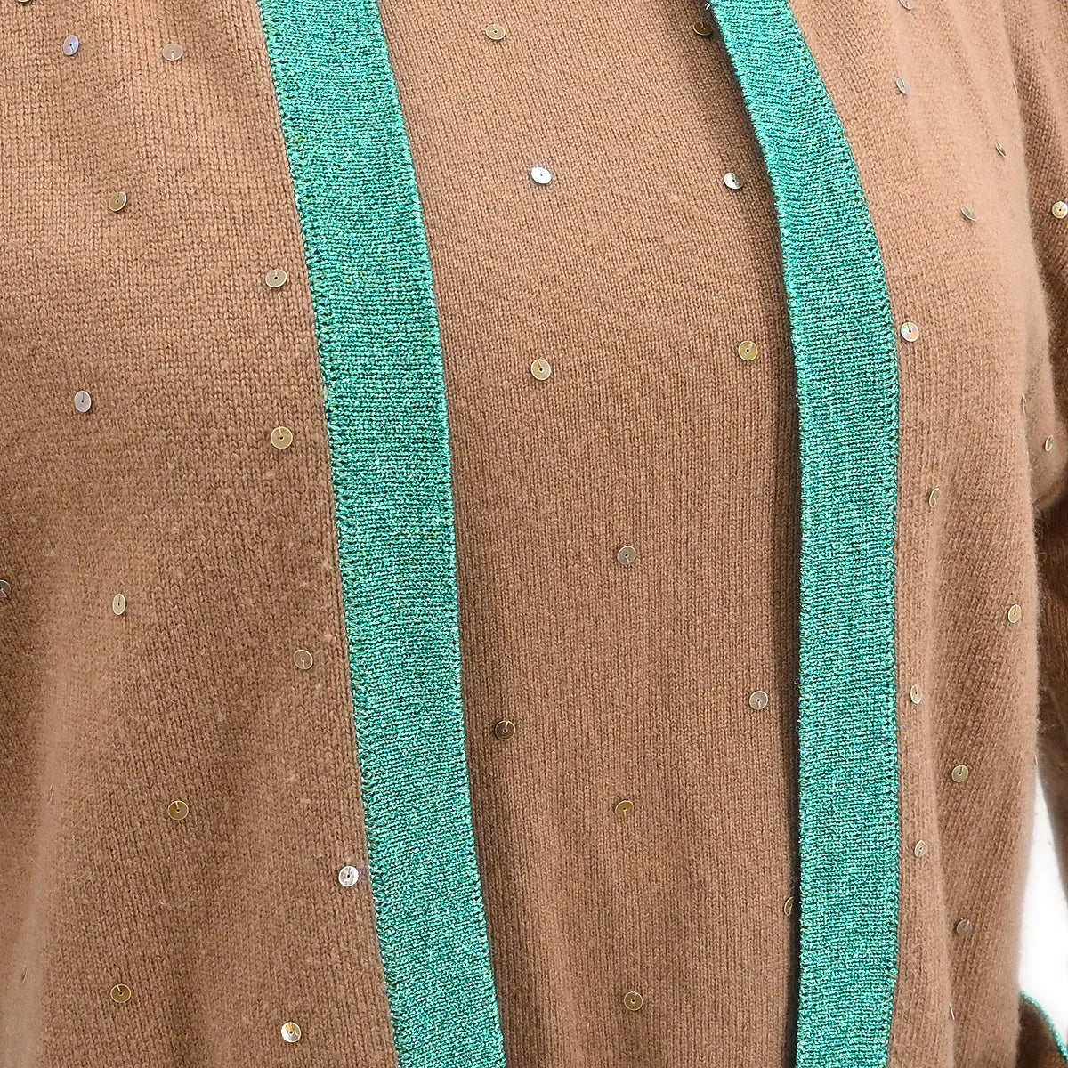 Chanel 1996 Set Cardigan Top Brown #44 - Image 3