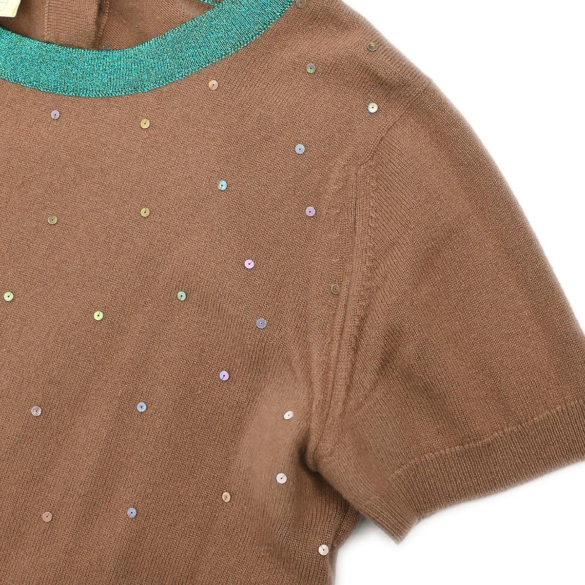Chanel 1996 Set Cardigan Top Brown #44 - Image 5