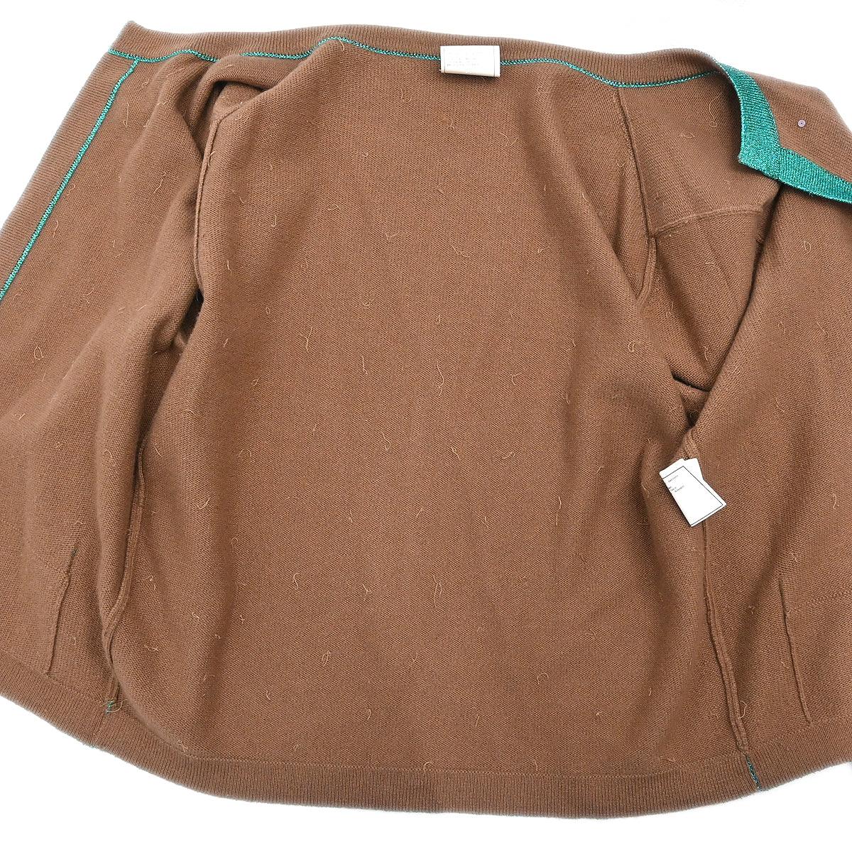 Chanel 1996 Set Cardigan Top Brown #44 - Image 6