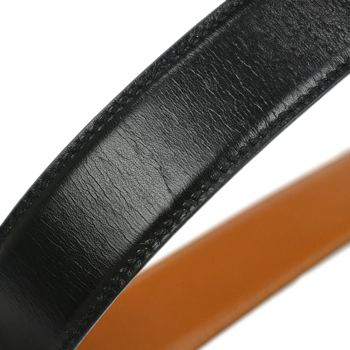 Gucci Black Leather Belt Small Good - Image 5