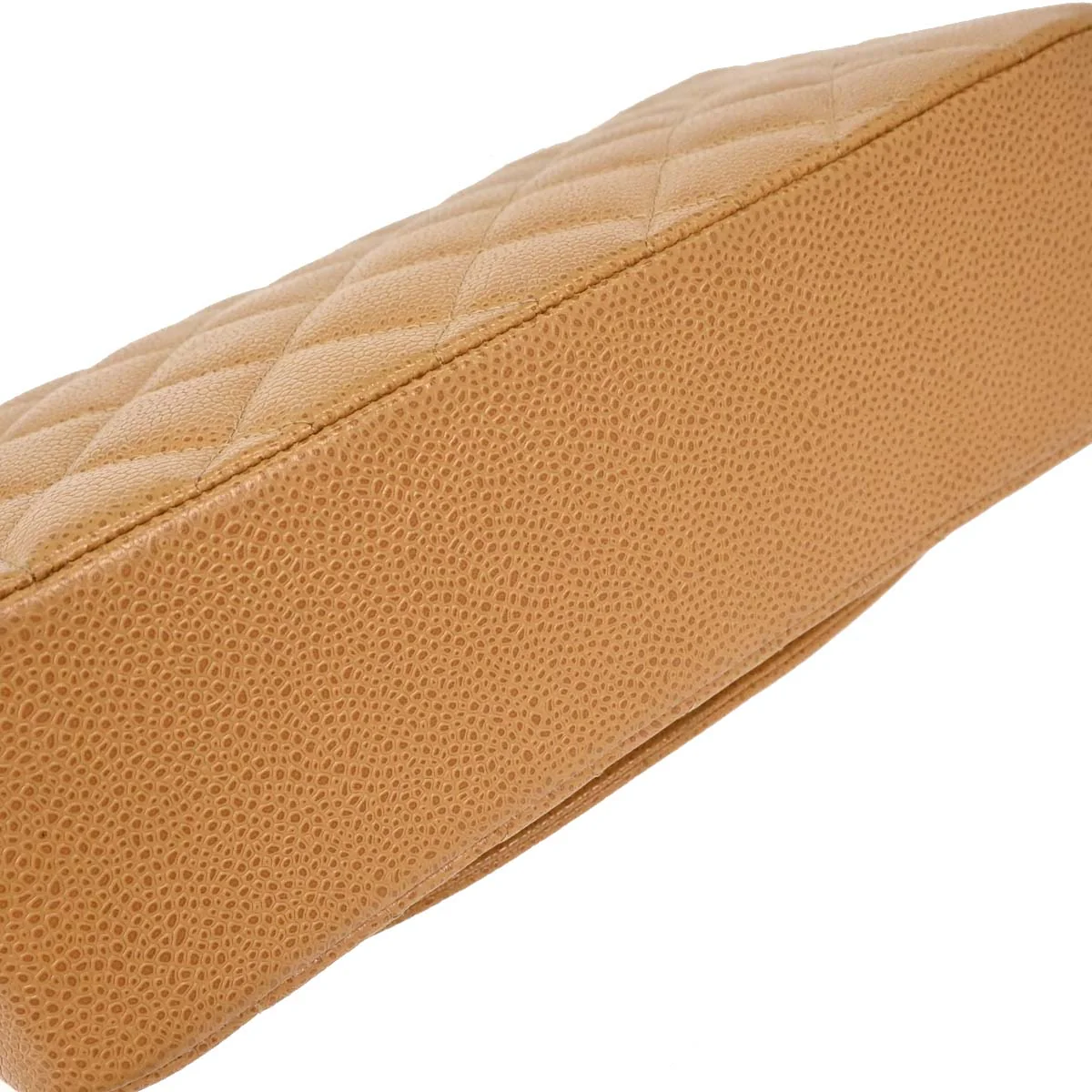 Chanel 1994-1996 Beige Caviar Medium Diana Shoulder Bag - Image 3