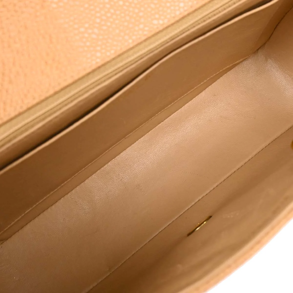 Chanel 1994-1996 Beige Caviar Medium Diana Shoulder Bag - Image 7