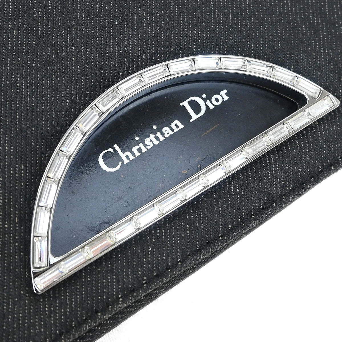 Christian Dior Black Denim Malice Handbag - Image 3