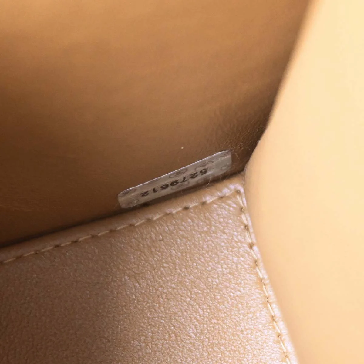 Chanel Beige Caviar Handbag - Image 10