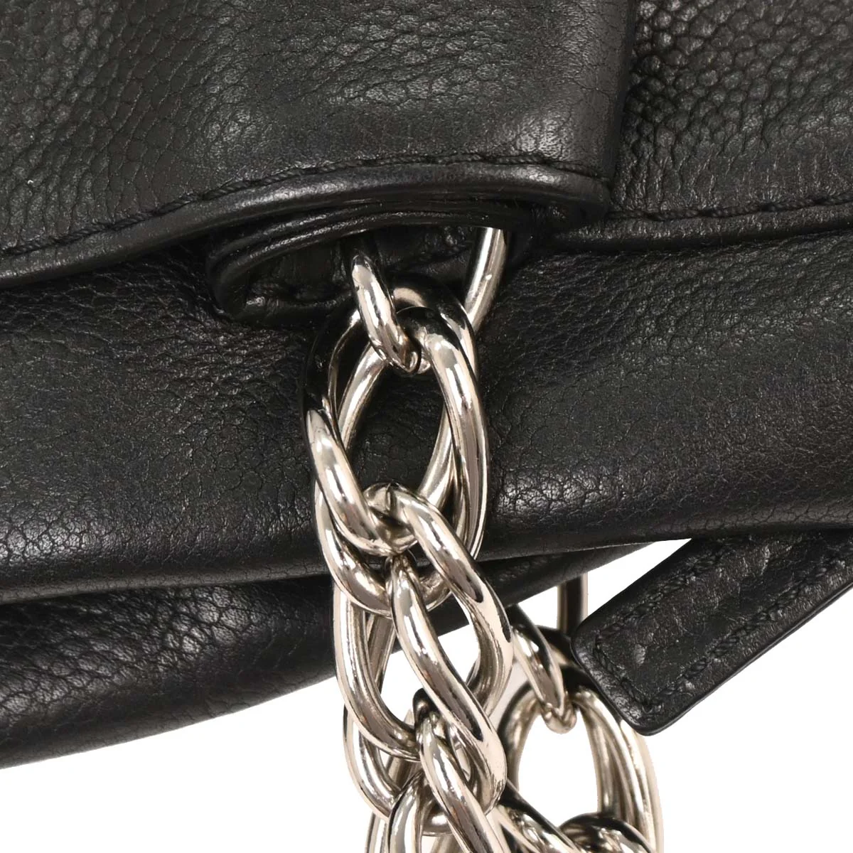Chanel 2008-2009 Black Caviar Tote Handbag - Image 4