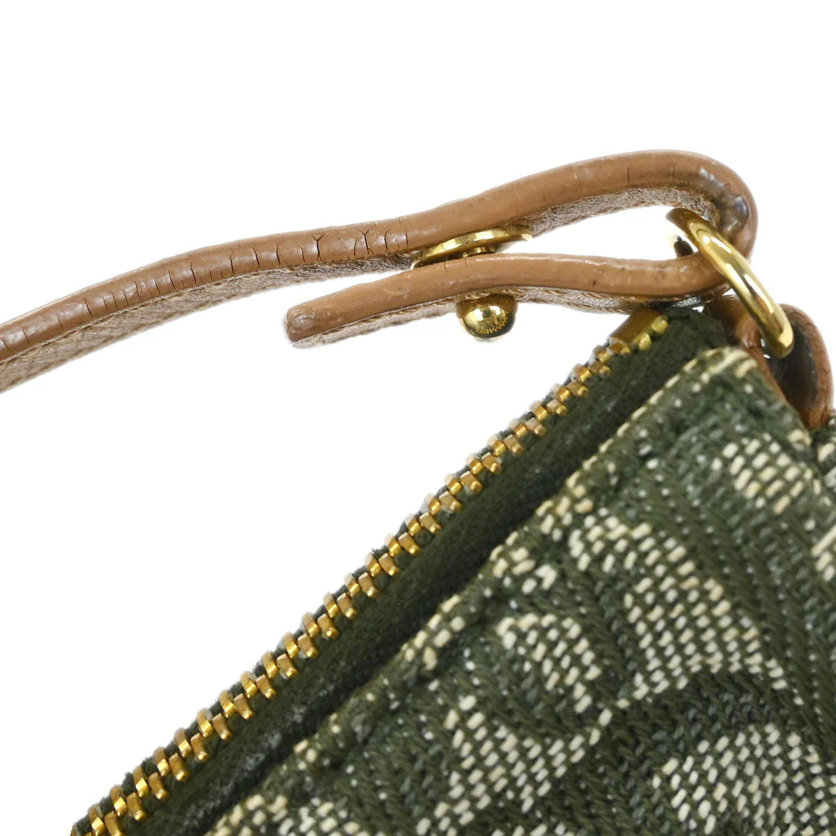 Christian Dior Green Trotter Saddle Handbag - Image 4