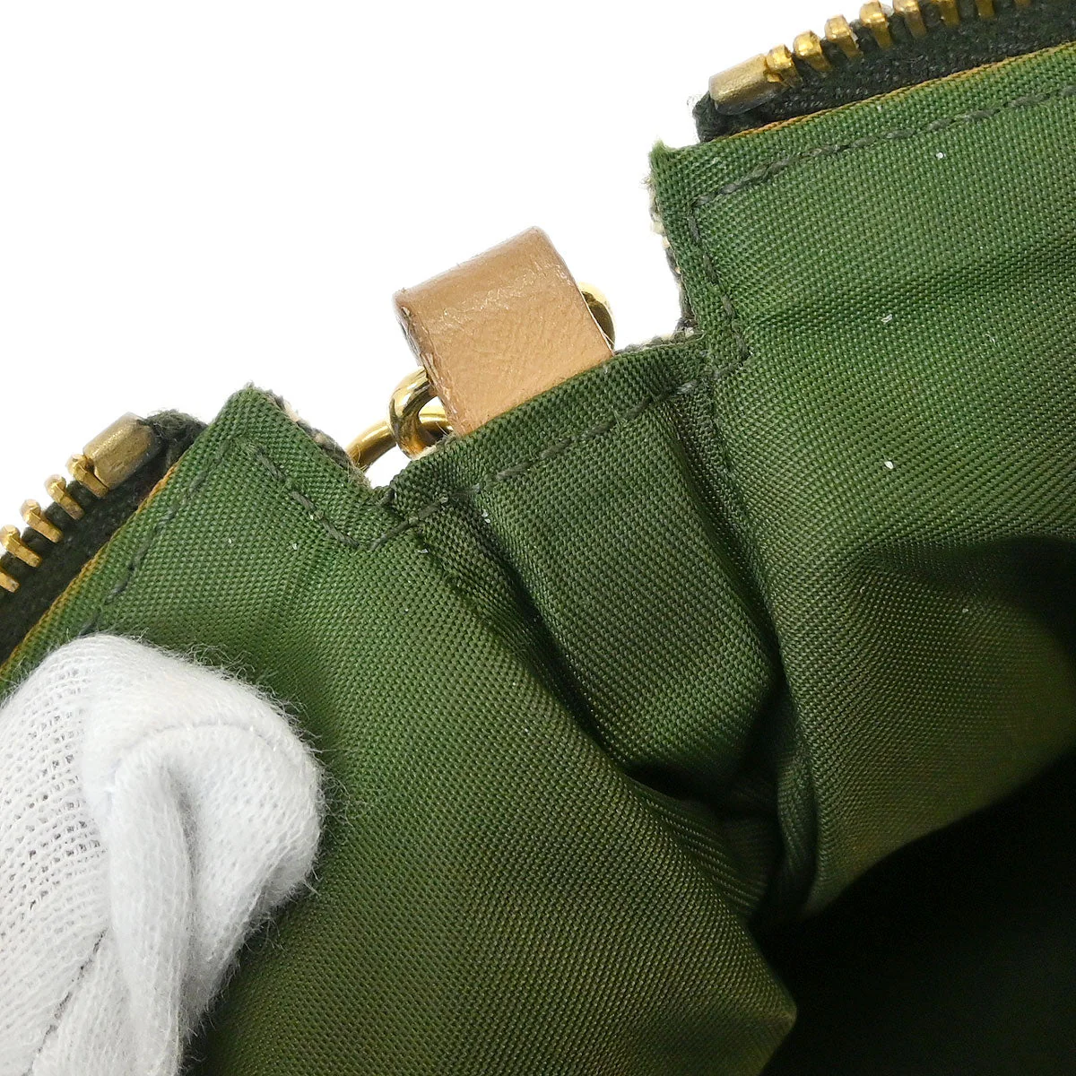 Christian Dior Green Trotter Saddle Handbag - Image 9