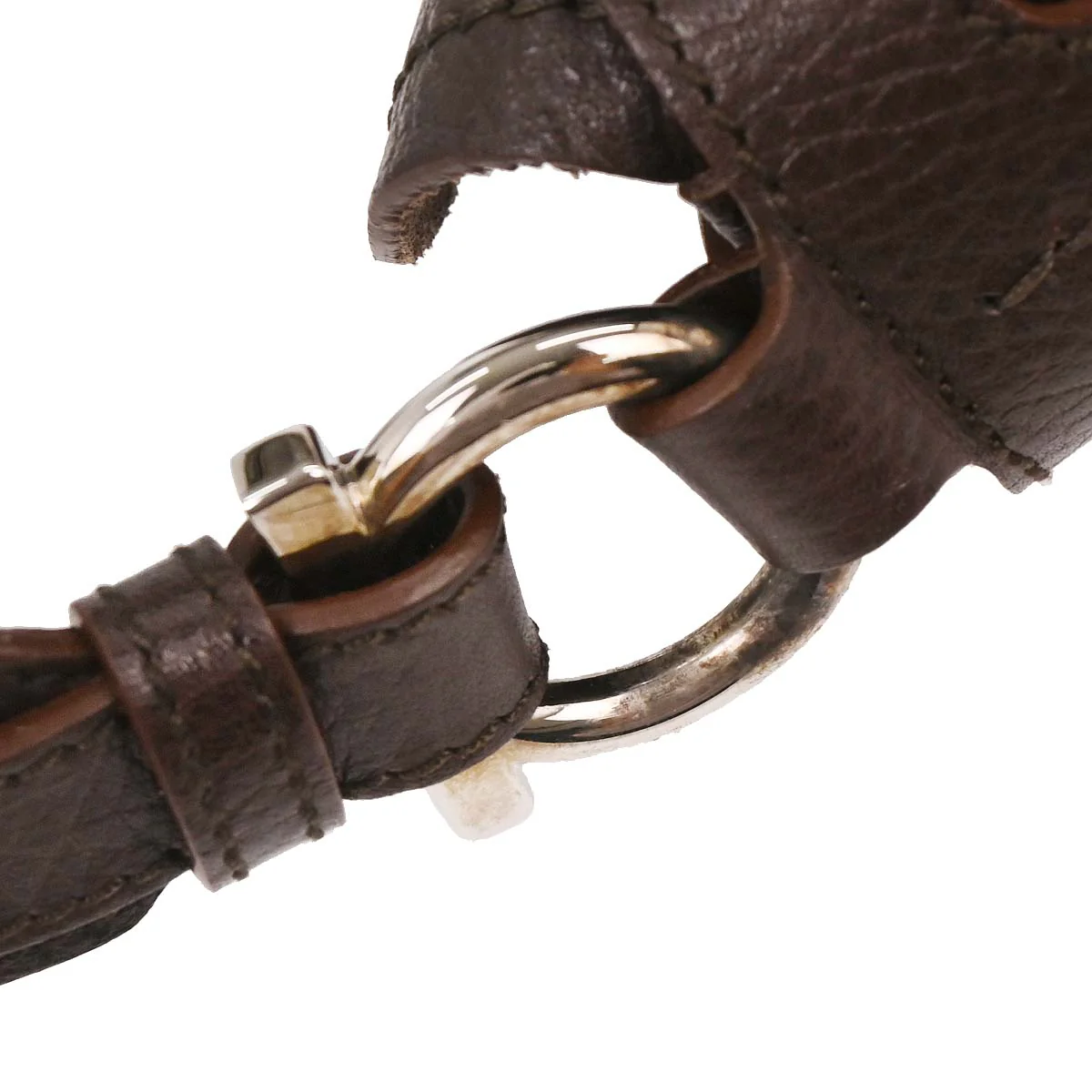 Salvatore Ferragamo Brown Handbag - Image 4