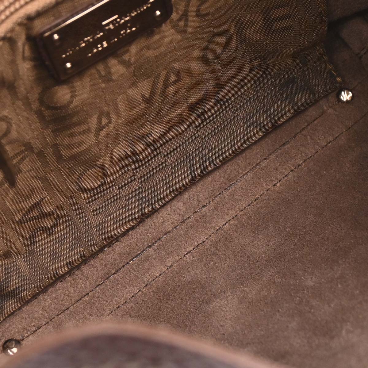 Salvatore Ferragamo Brown Handbag - Image 8