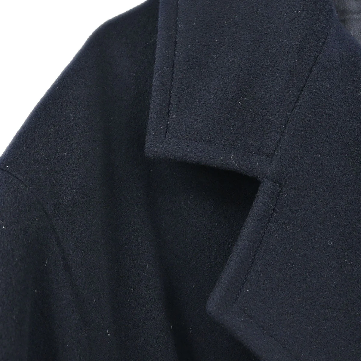 Chanel Double Breasted Coat Black #38 - Image 3