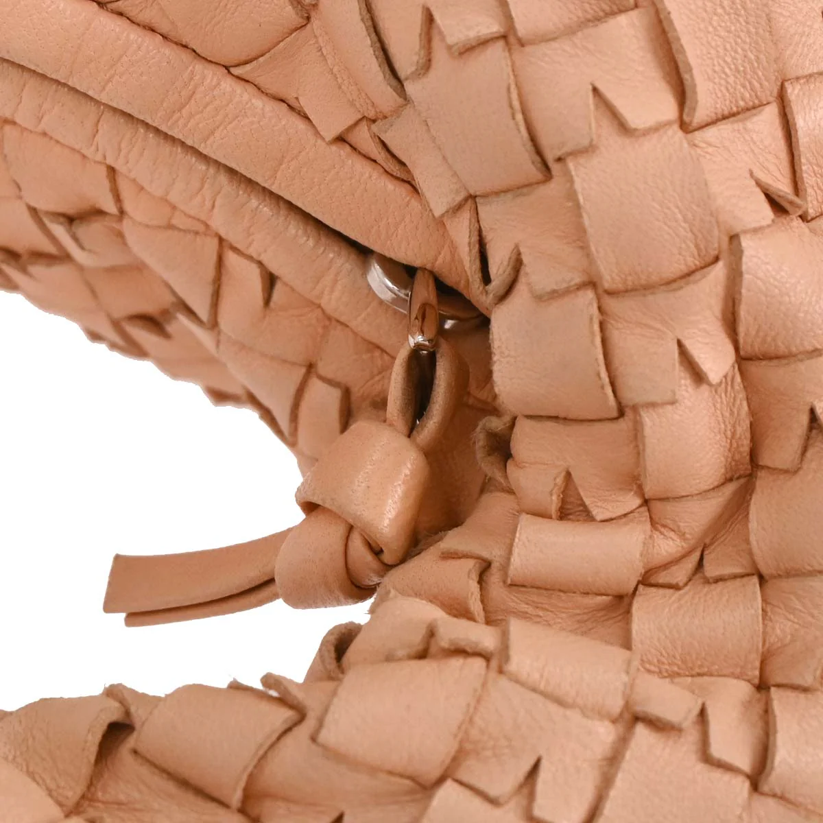 Bottega Veneta Pink Intrecciato Hobo Handbag - Image 4