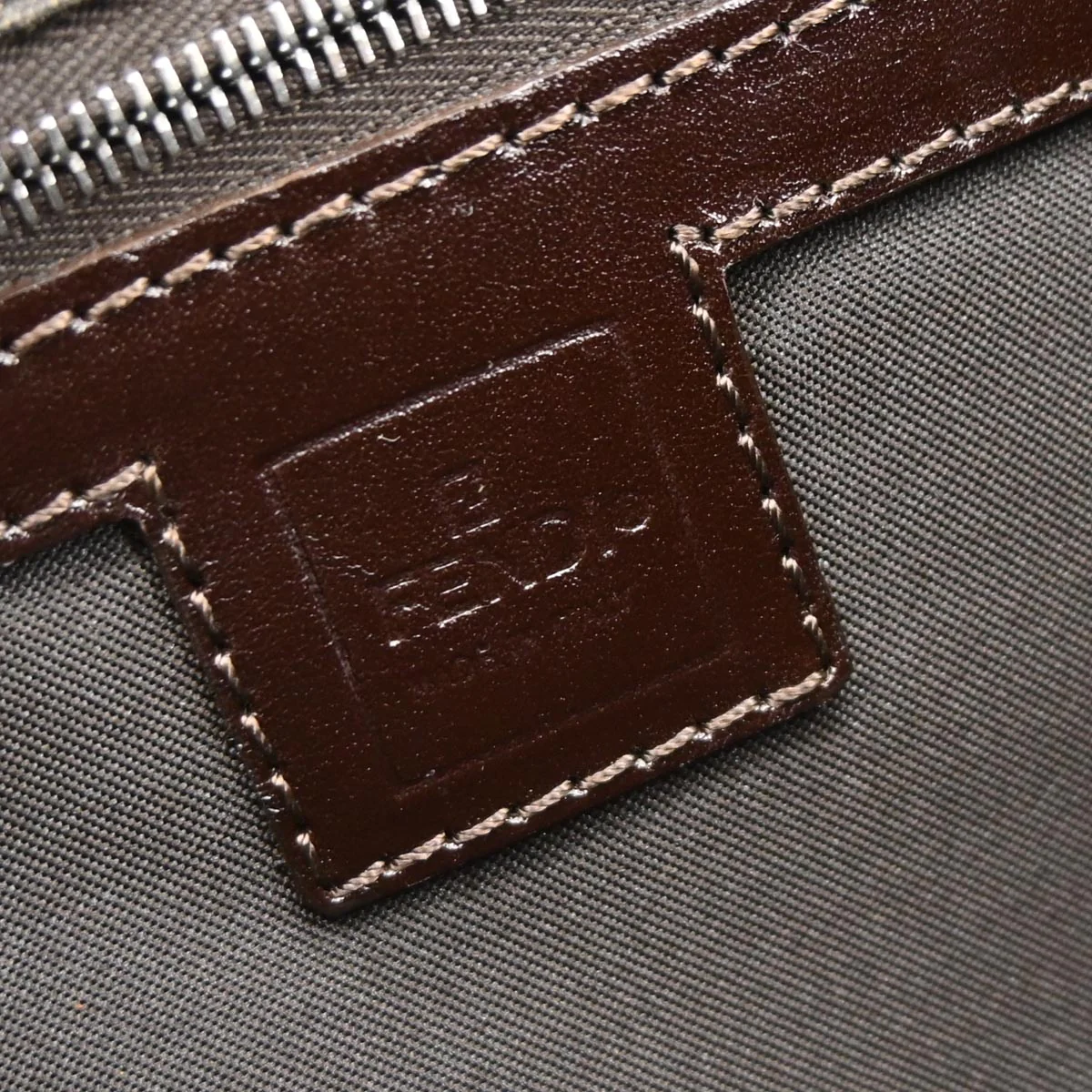 Fendi Brown Canvas Zucca Handbag - Image 8