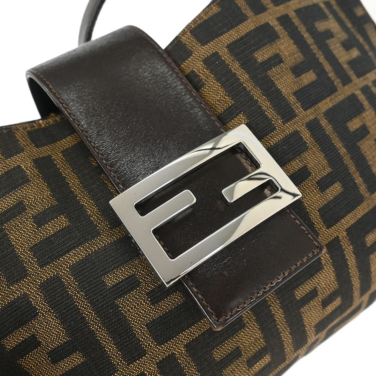 Fendi Brown Zucca Handbag - Image 5