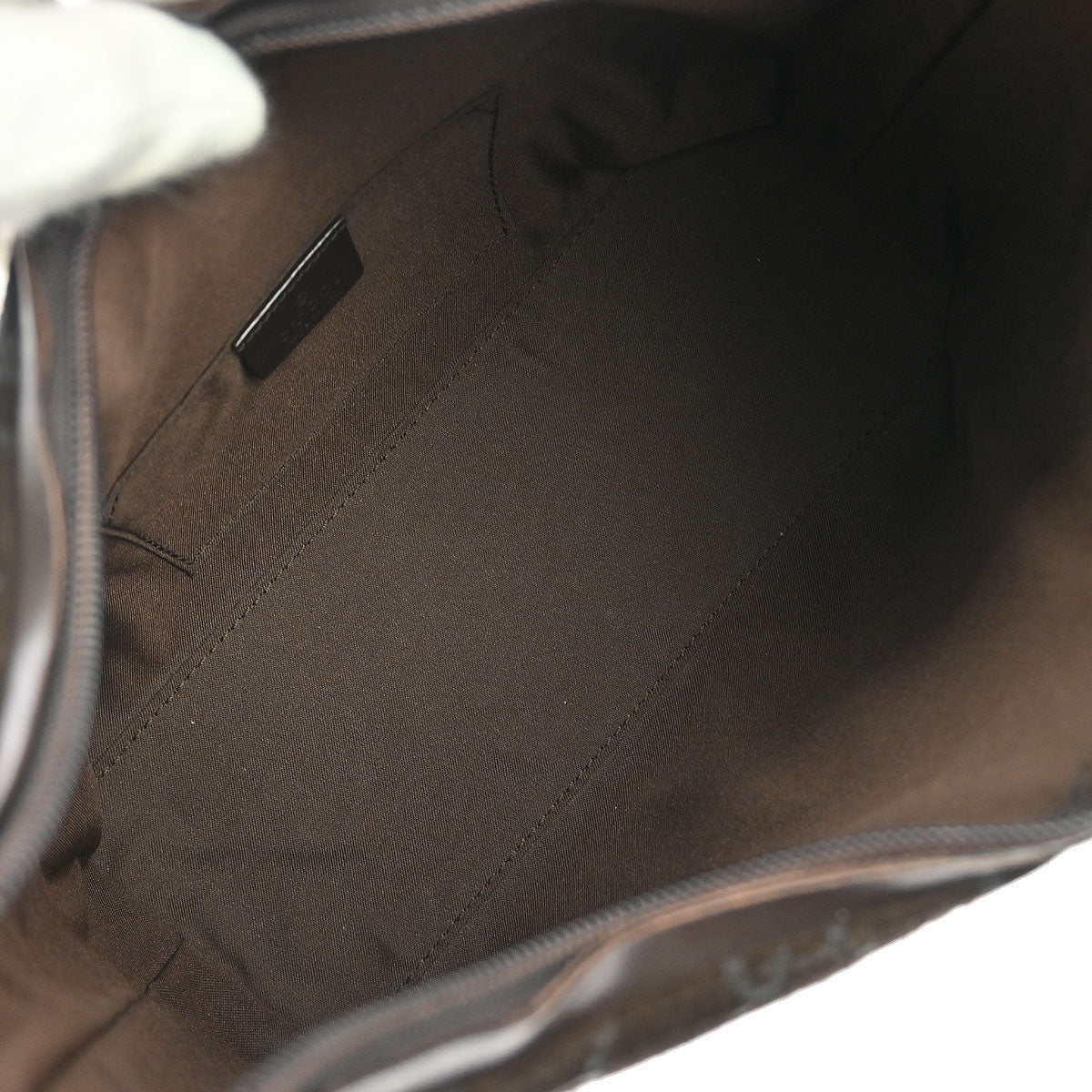 Gucci Brown Suede GG Hobo Handbag - Image 8