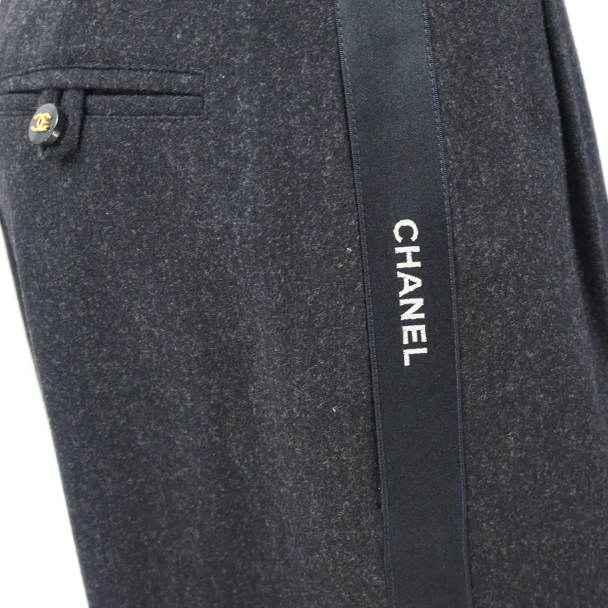Chanel Long Pants Dark Gray #40 - Image 4