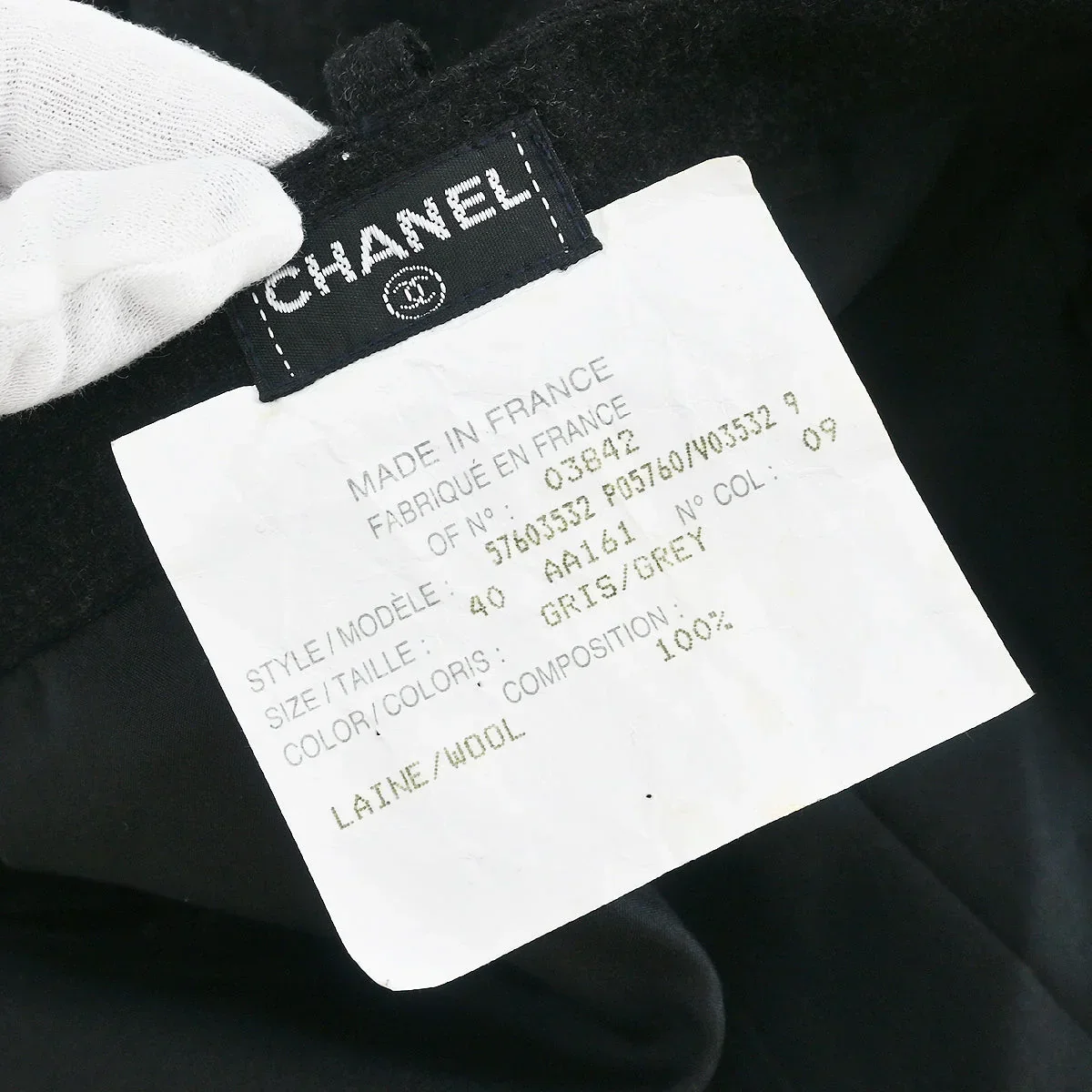 Chanel Long Pants Dark Gray #40 - Image 9