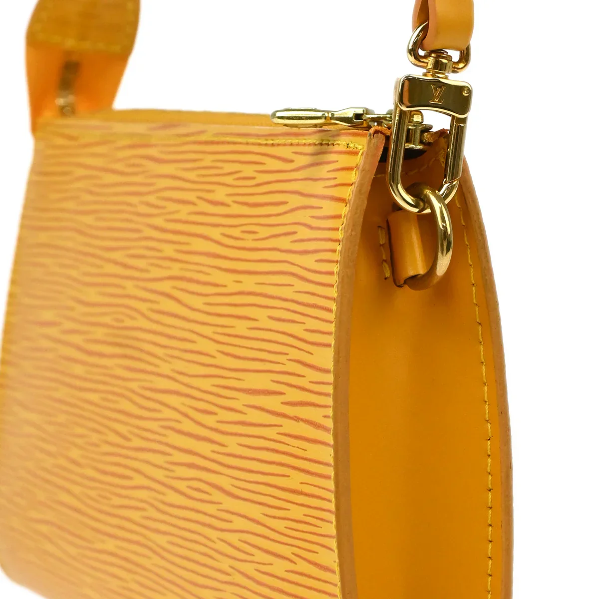 Louis Vuitton 2000 Yellow Epi Pochette Accessoires 21 Handbag M52959 - Image 7
