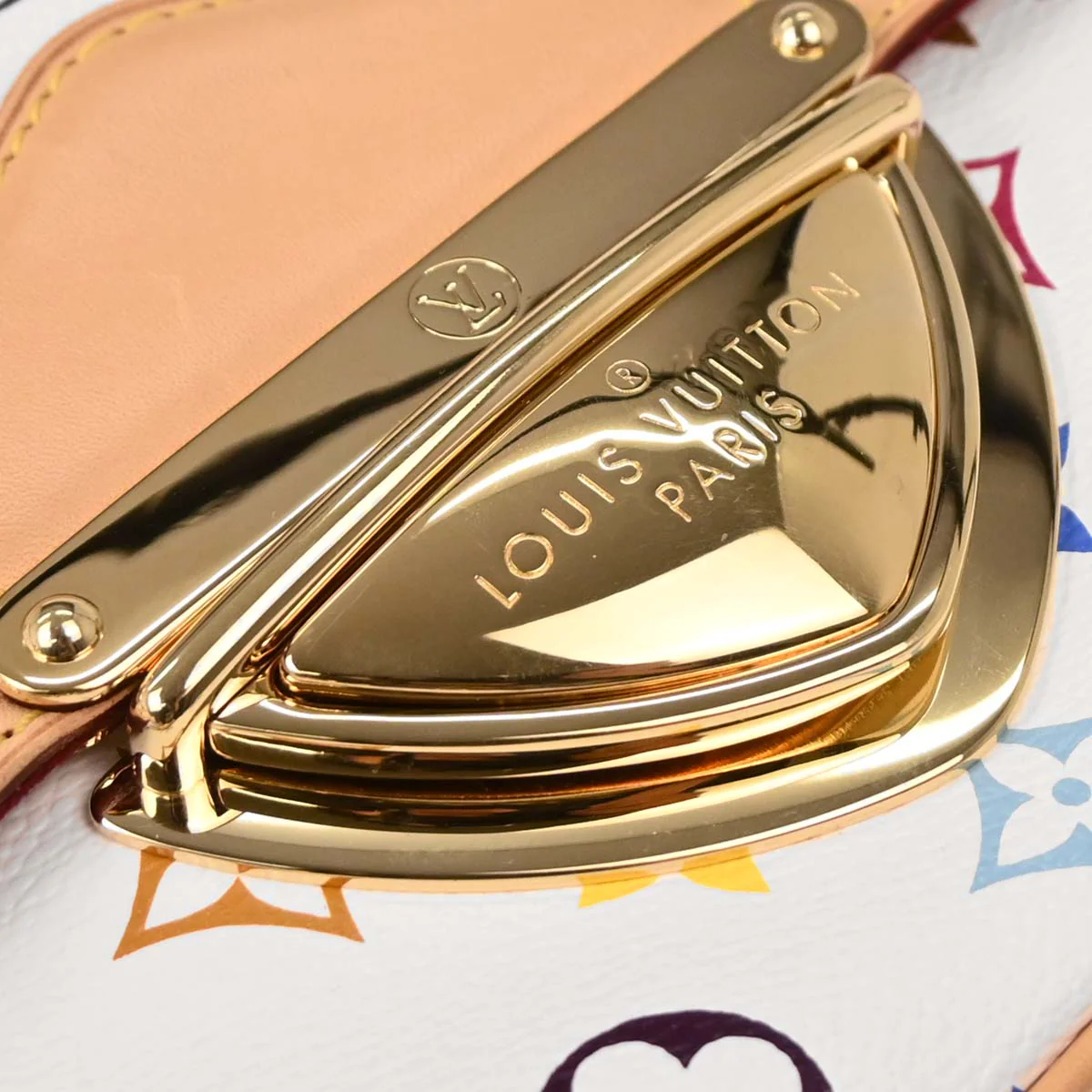 Louis Vuitton 2007 White Monogram Multicolor Marilyn Handbag M40127 - Image 5