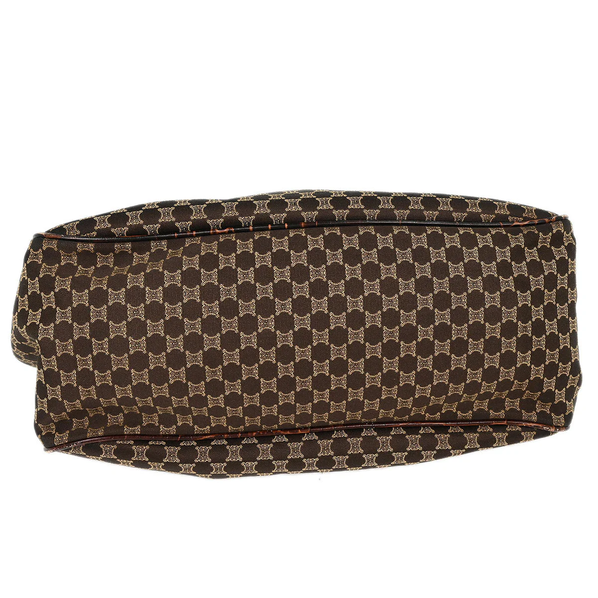 Celine Brown Macadam Handbag - Image 3