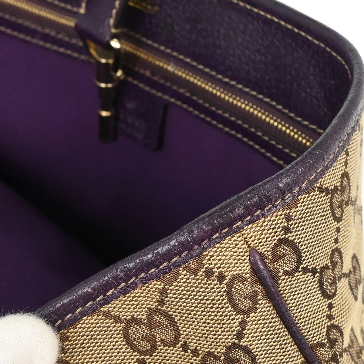 Gucci Brown Beige New Jackie Tote Bag - Image 10