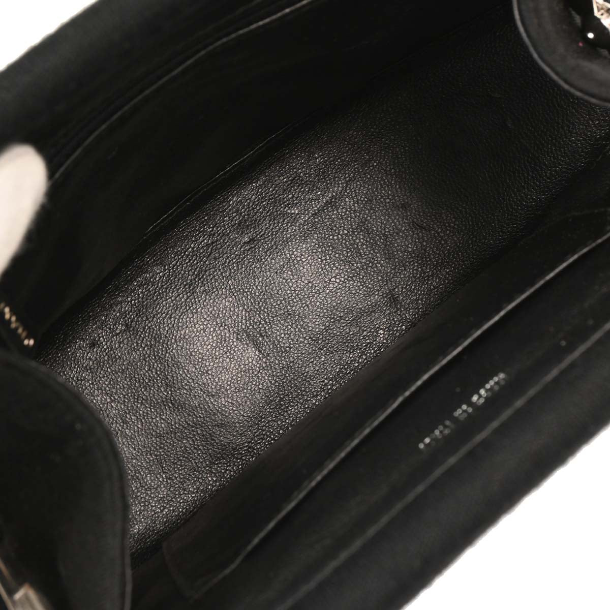 Chanel 1997-1999 Black Cotton Handbag - Image 5