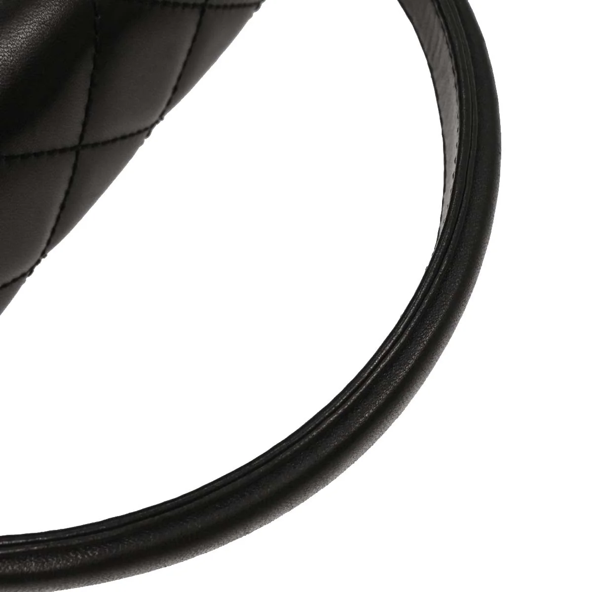 Chanel Black Lambskin Kelly Handbag - Image 4