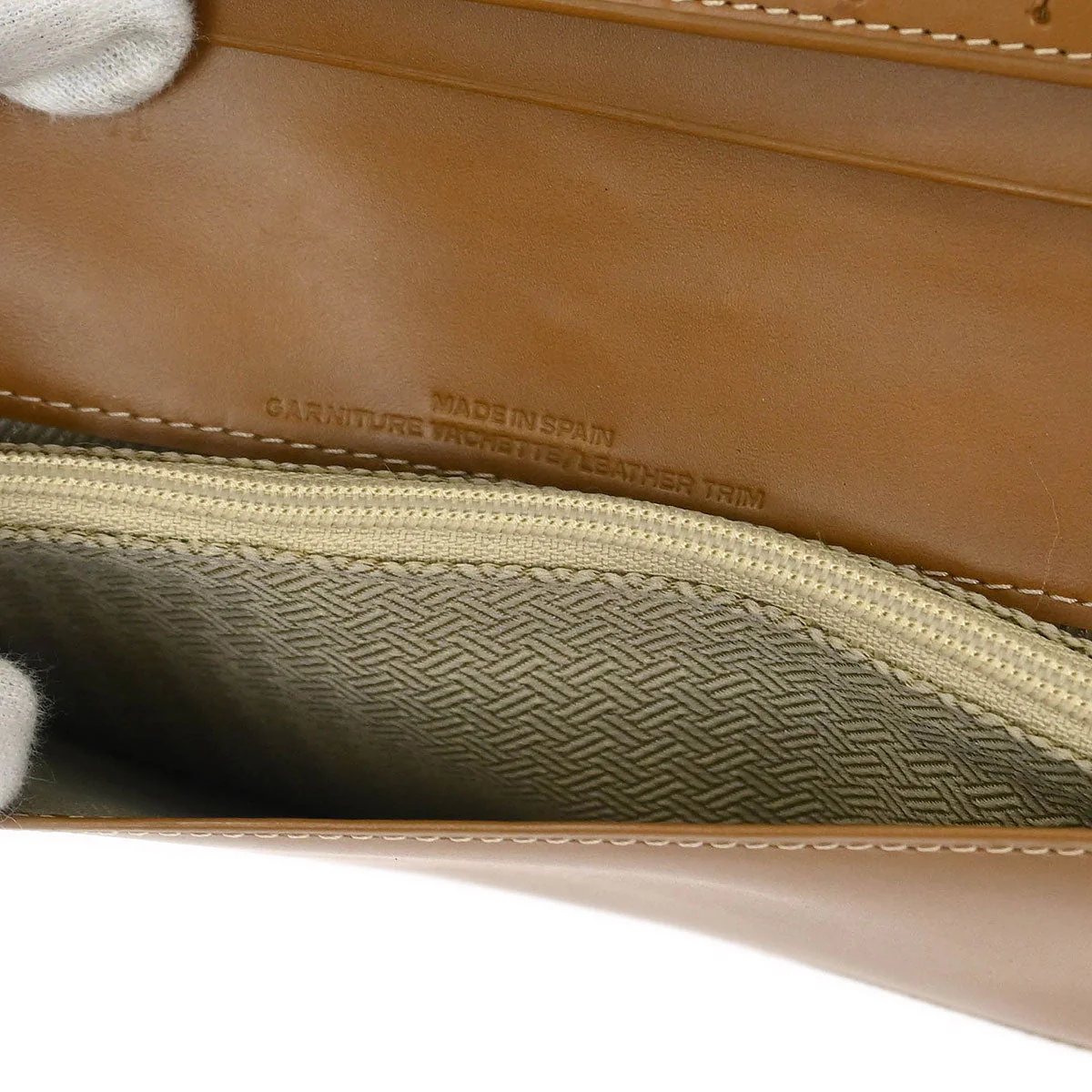 Christian Dior Beige Trotter Wallet - Image 6