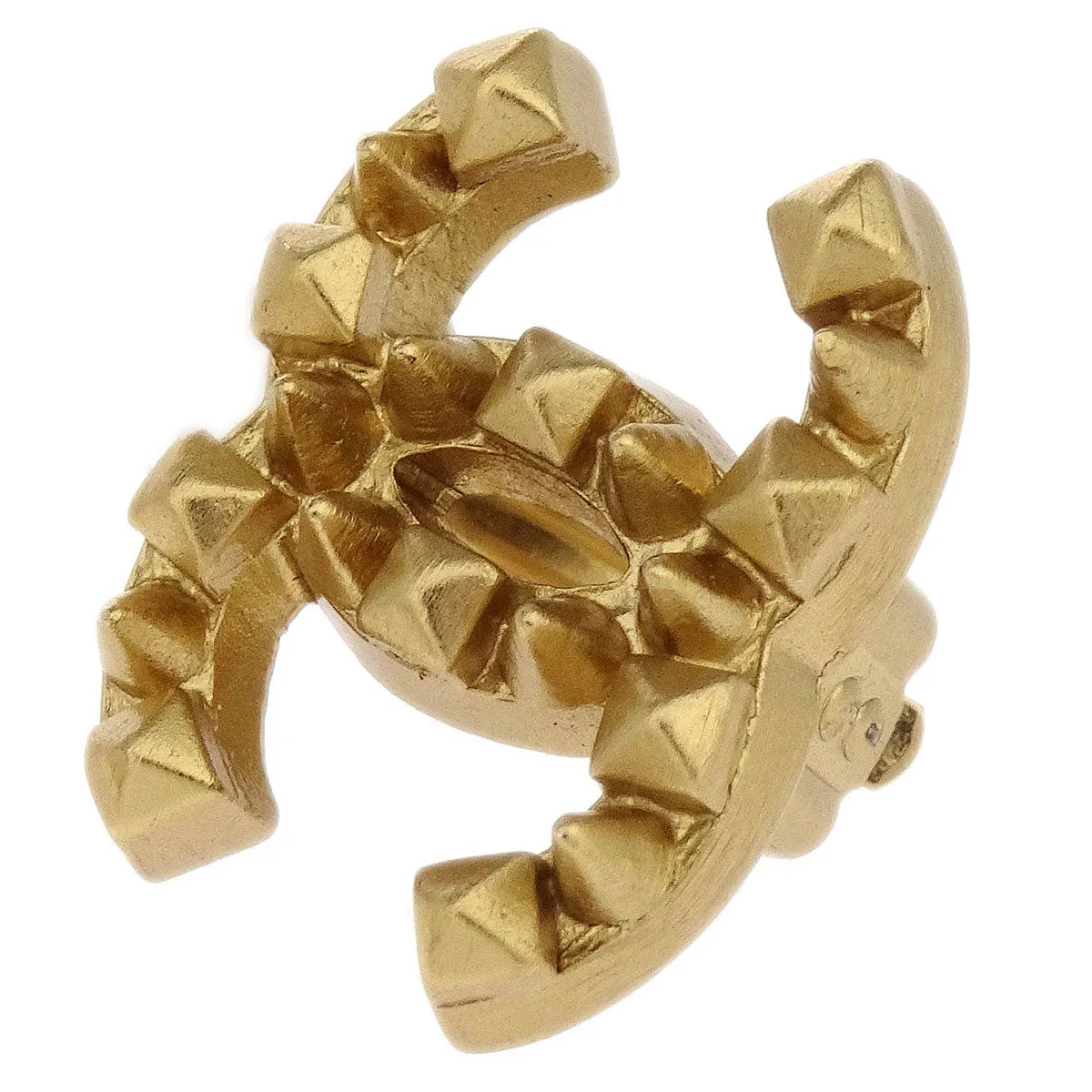 Chanel Gold CC Earrings Clip-On 03P - Image 2