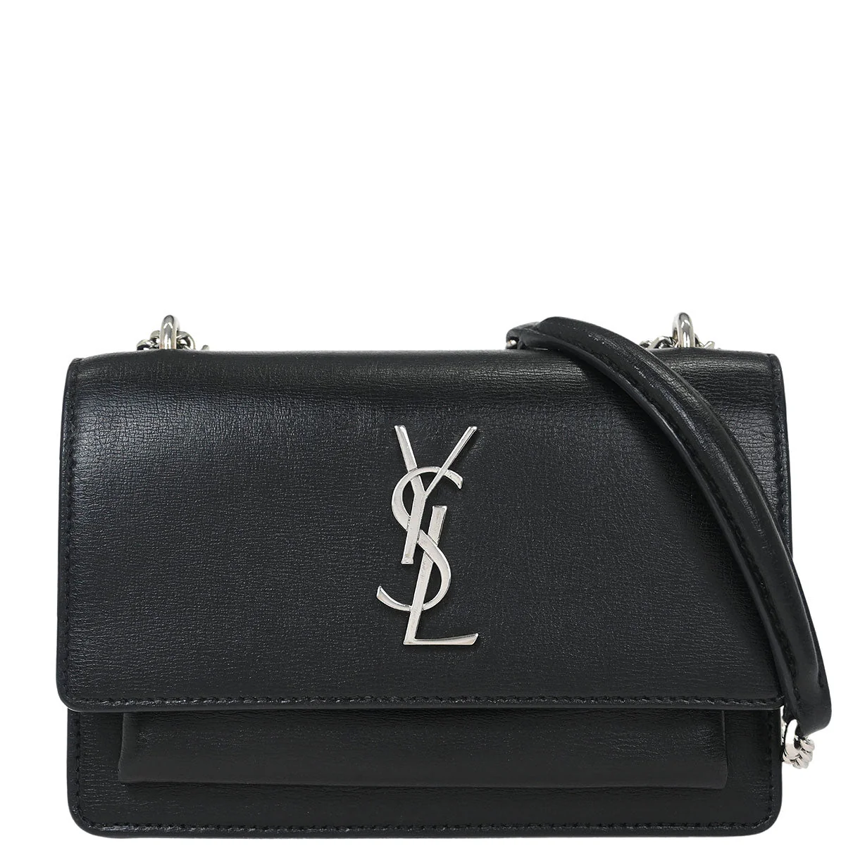 Saint Laurent Black Sunset WOC Shoulder Bag