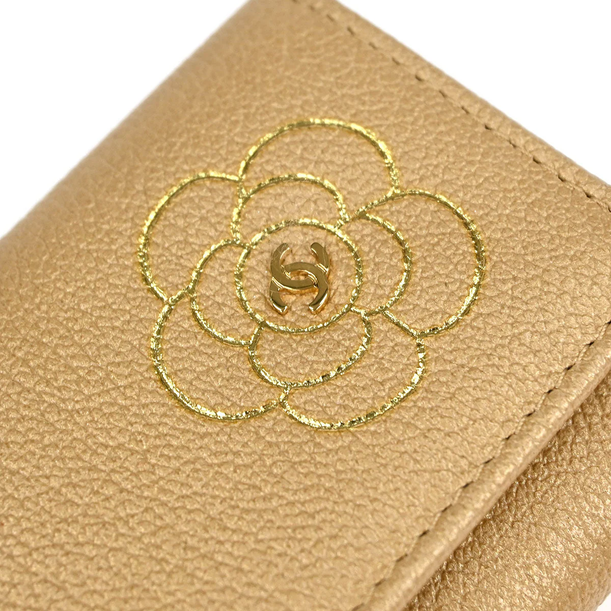 Chanel Beige Calfskin Six Hook Key Case Small Good - Image 4