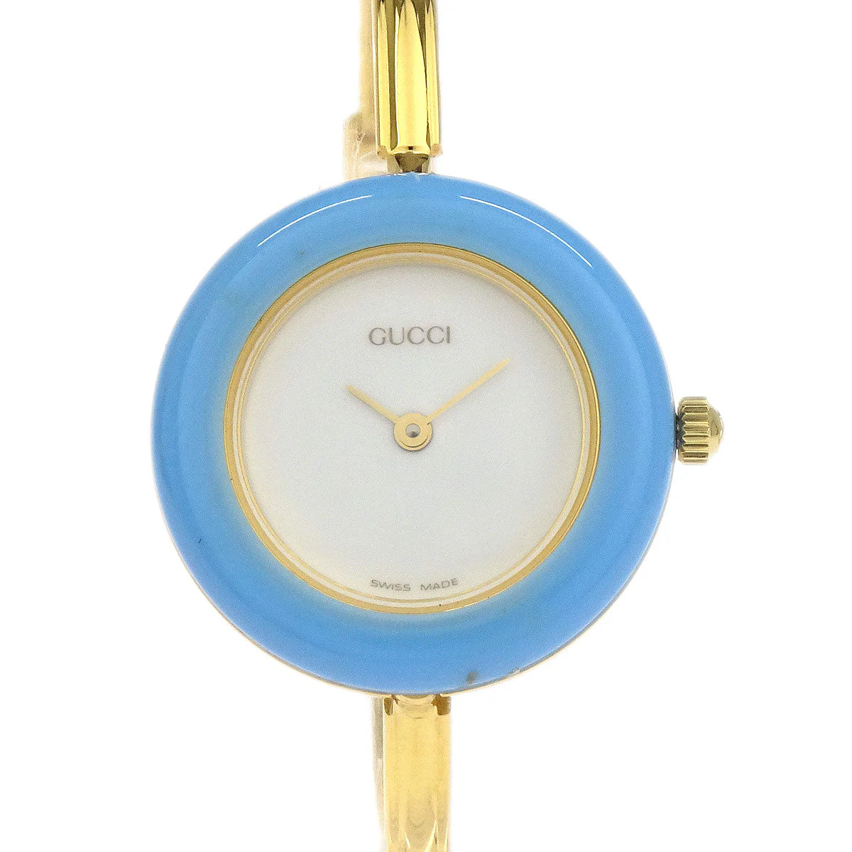 Gucci 11/12.2 Change Bezel Chameleon Quartz Watch SS - Image 3