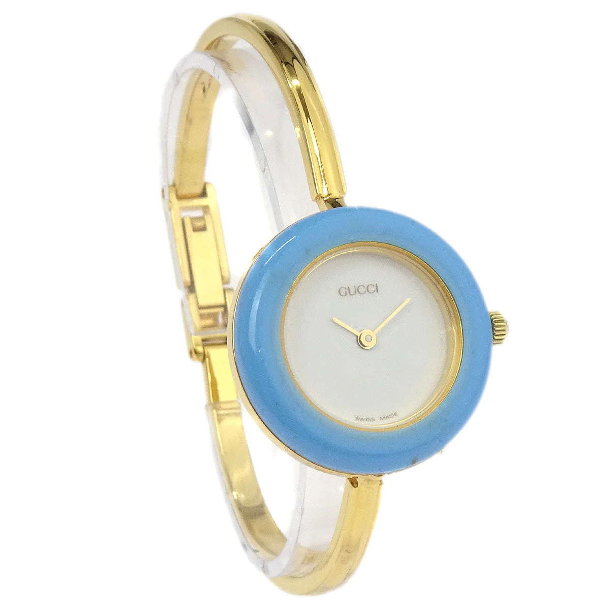 Gucci 11/12.2 Change Bezel Chameleon Quartz Watch SS - Image 4