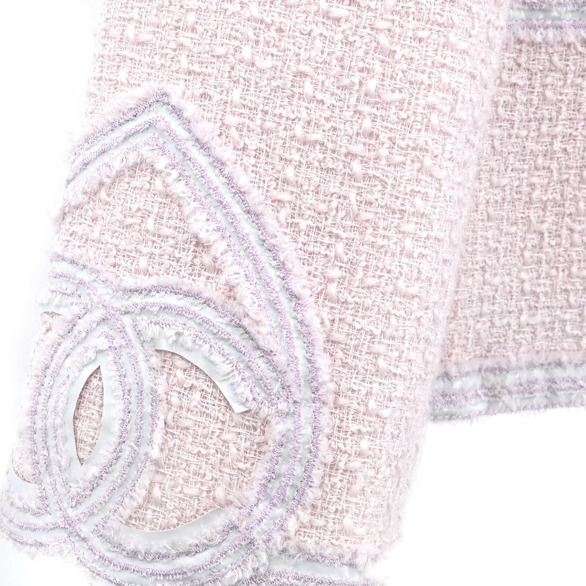 Chanel Collarless Jacket Pink 09C #42 - Image 4