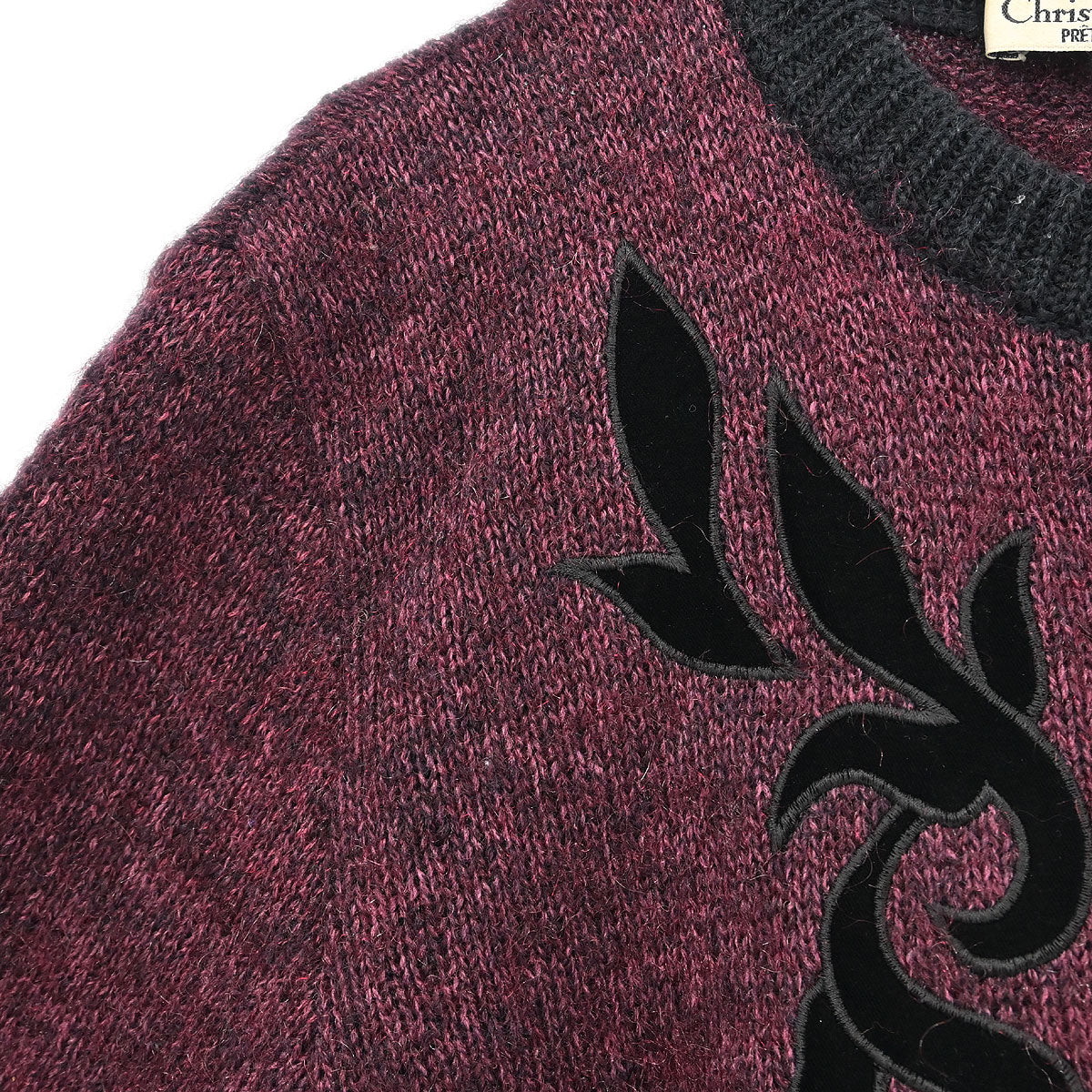 Christian Dior Cardigan Bordeaux #M - Image 3