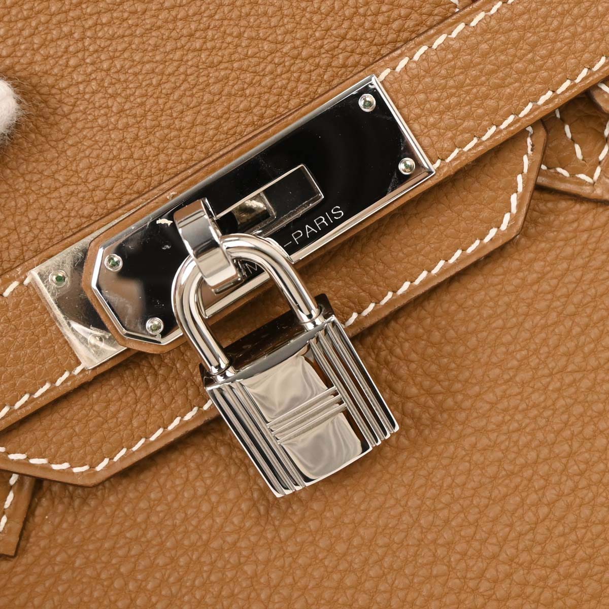 Hermes Gold Togo Birkin 30 Handbag - Image 5