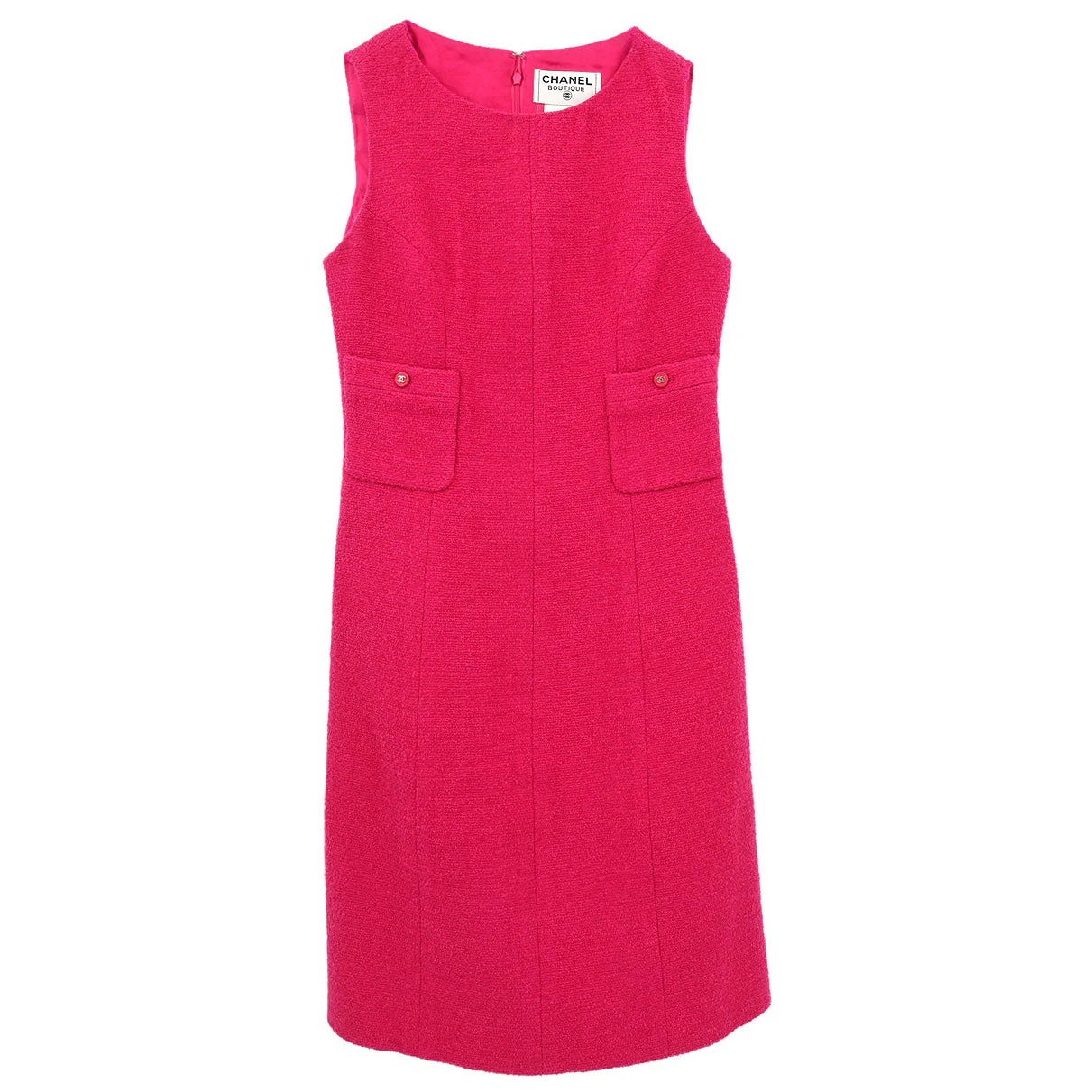 Chanel Setup Suit Jacket Sleeveless Dress Pink #36 - Image 3