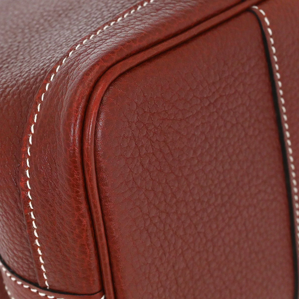 Hermes Rouge H Negonda Garden Party 30 TPM Tote Handbag - Image 4