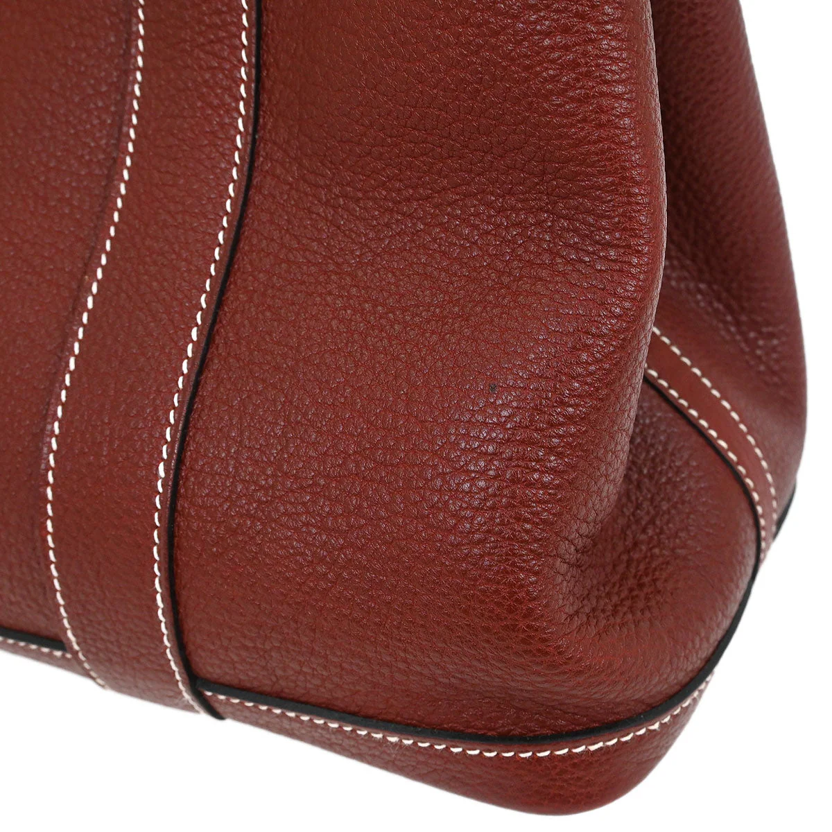 Hermes Rouge H Negonda Garden Party 30 TPM Tote Handbag - Image 7
