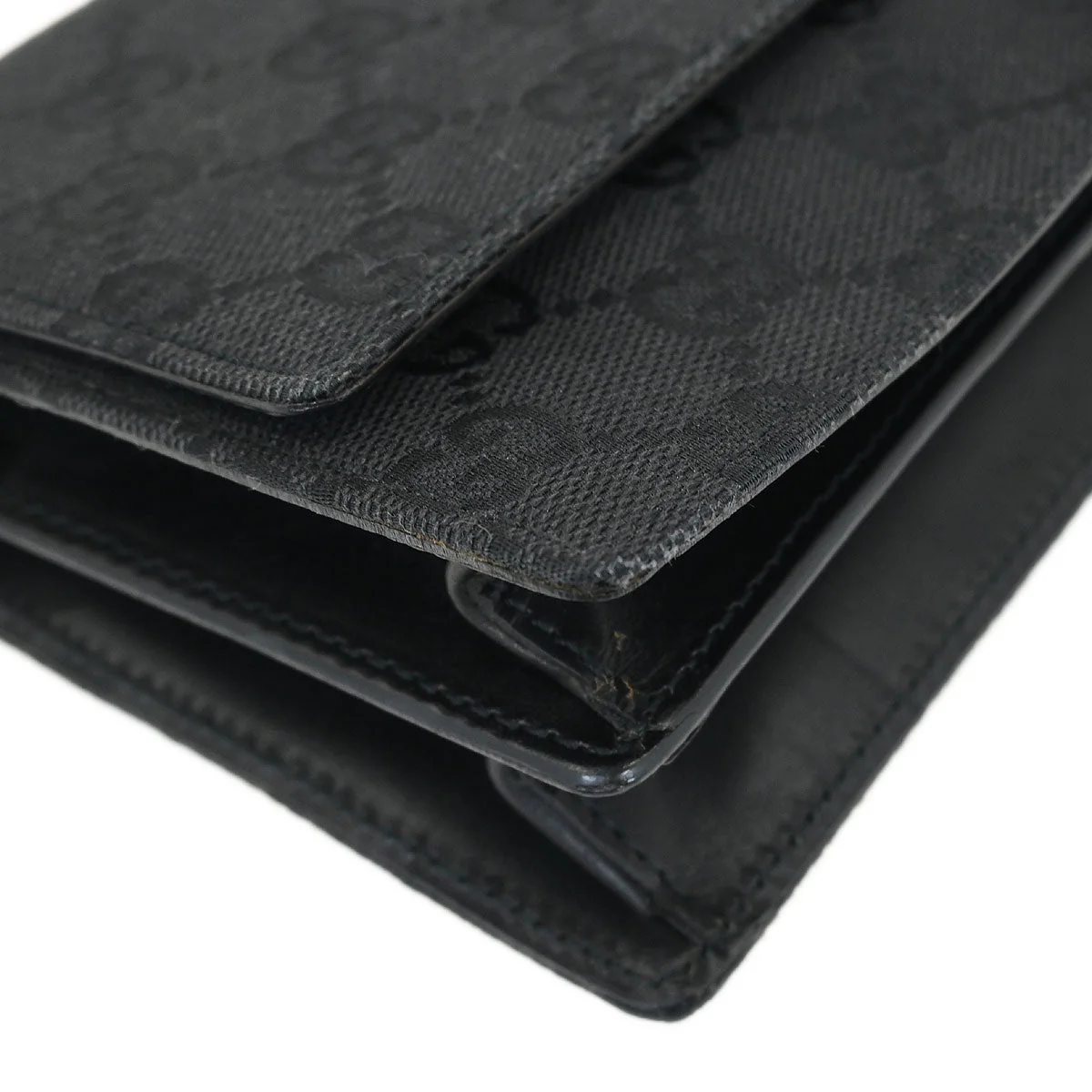 Gucci Black GG Handbag - Image 3