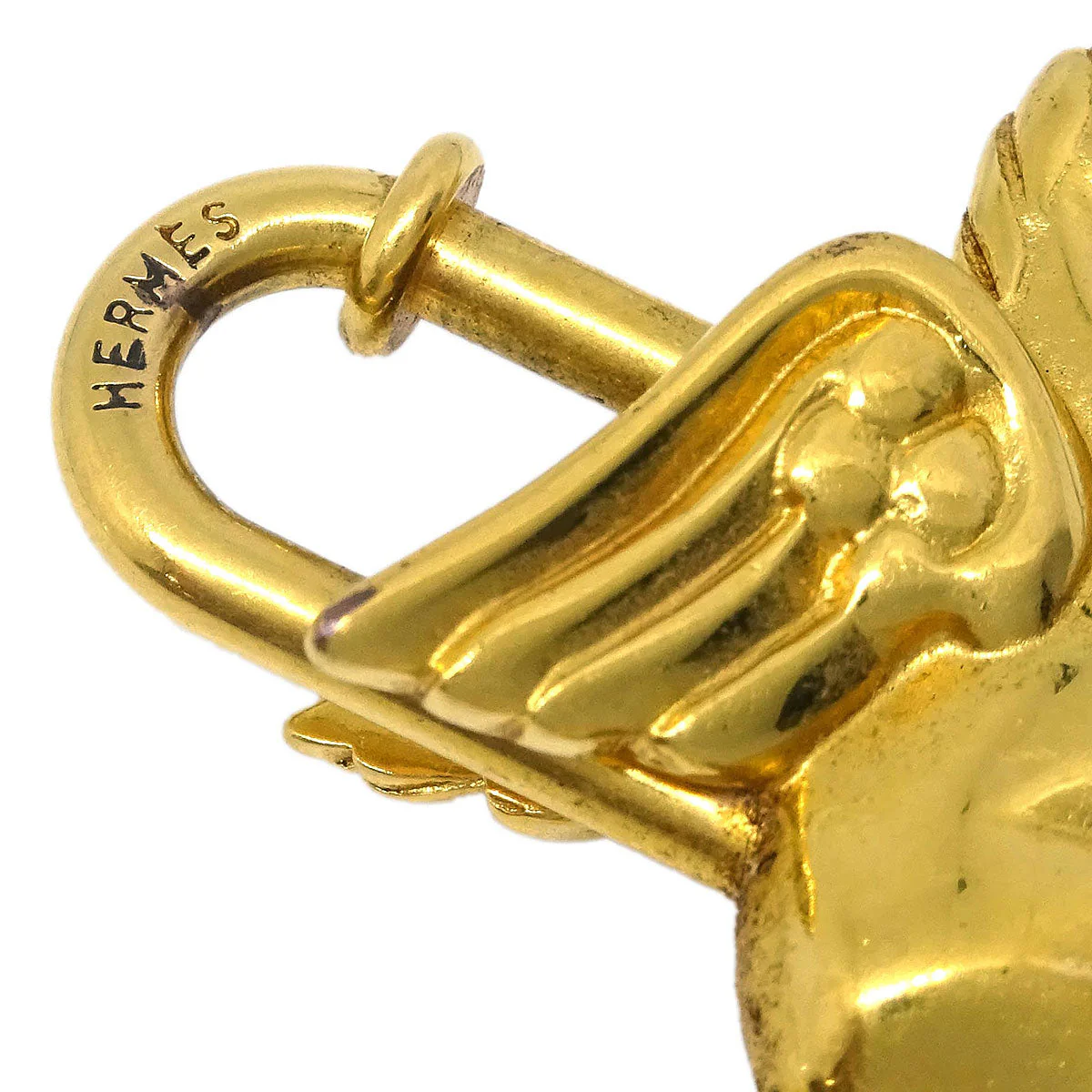 Hermes 1993 Le Cheval Pegasus Cadena Gold Small Good - Image 4