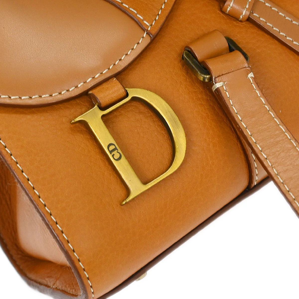 Christian Dior Brown Saddle Shoulder Bag - Image 5