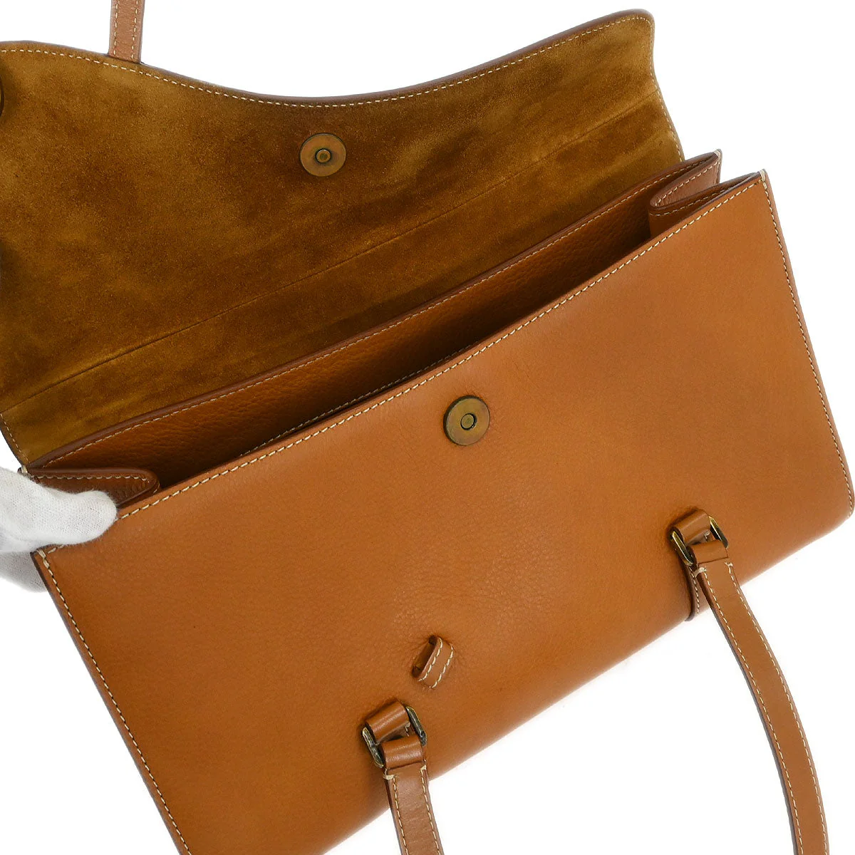 Christian Dior Brown Saddle Shoulder Bag - Image 8