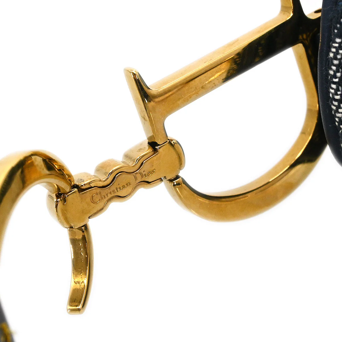 Christian Dior * Navy Trotter Saddle Handbag - Image 5