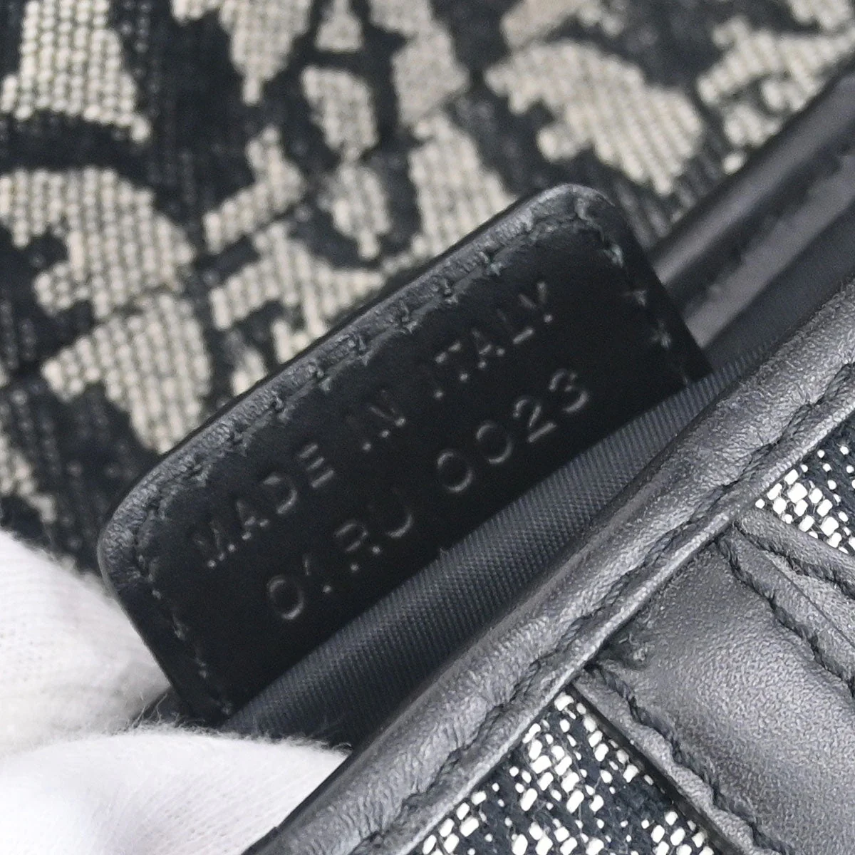 Christian Dior Black Trotter Saddle Handbag - Image 10