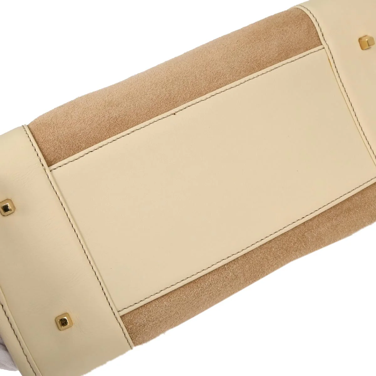Loewe Beige Suede Amazona 28 Handbag - Image 6