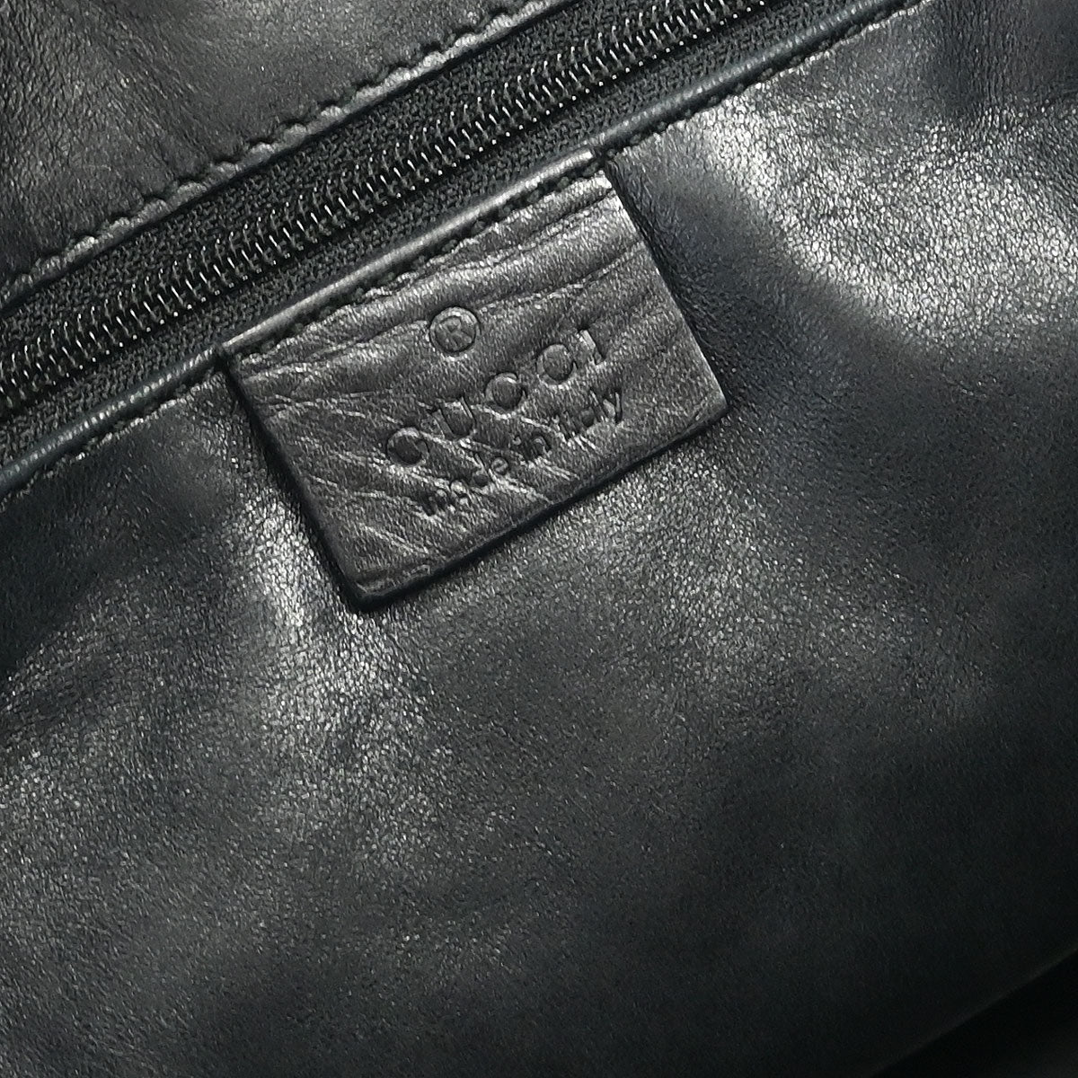 Gucci Black Leather Hobo Handbag - Image 9