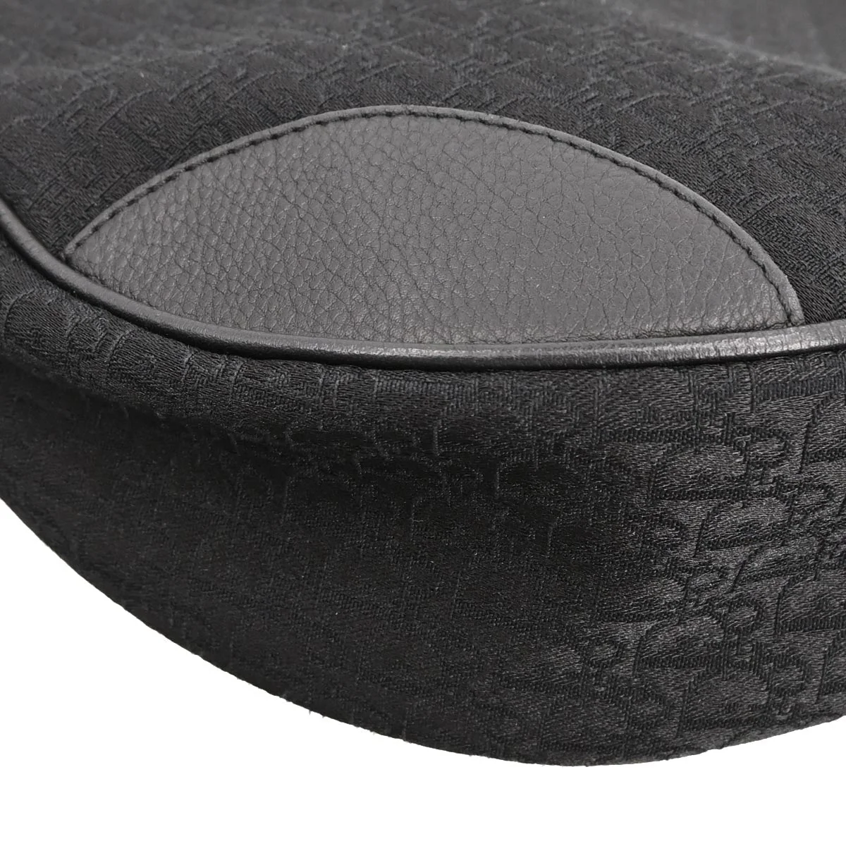 Christian Dior Black Canvas Trotter Handbag - Image 4